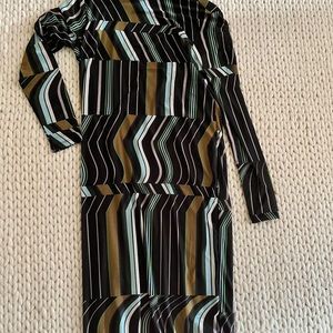 Eloquii Mesh Turtleneck Dress